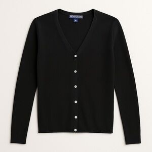 Harold’s 100% Silk V Neck Button Front Cardigan Size Medium